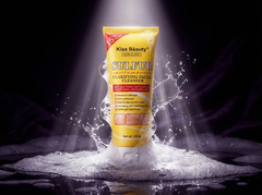 Kiss Beauty Sulfur Facial Cleanser for Acne and Breakouts
